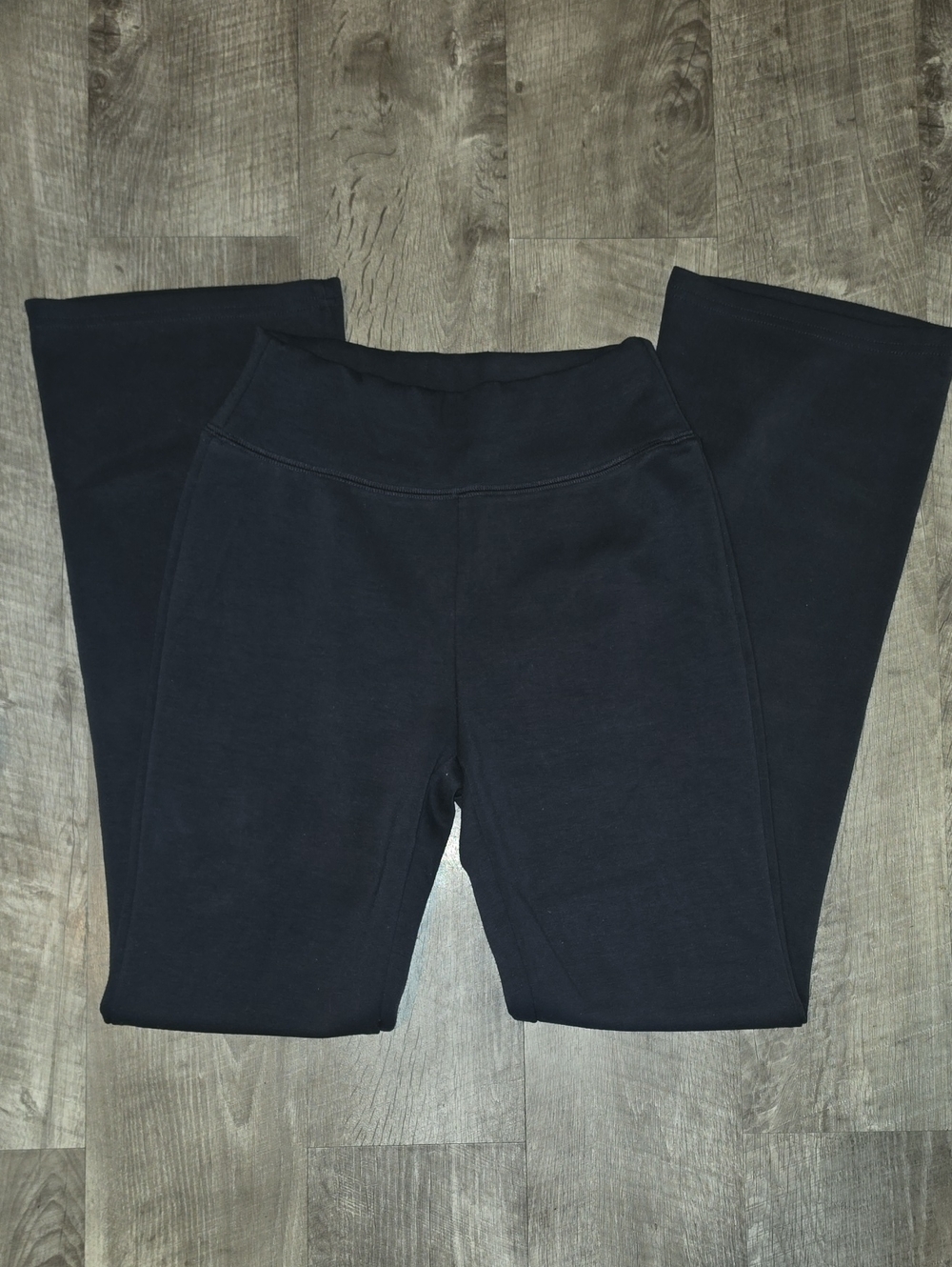 Missguided XS Black Wide-Leg Pull-On Leggings